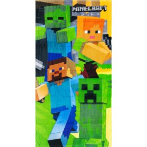 Minecraft beach towel