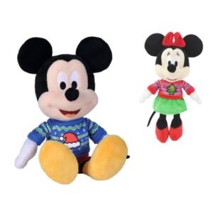 Mickey Mouse and Minnie Mouse plush