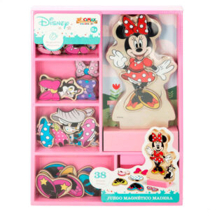 Minnie Mouse wooden magnetic set