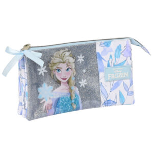 Frozen triple zip pencil case