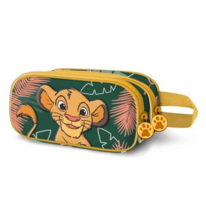 Lion King 3d double zip pencil case