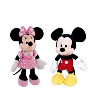 Minnie Mouse and Mickey Mouse plush