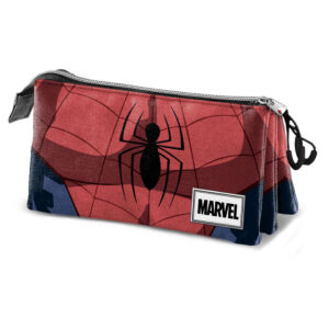 Spiderman triple zip pencil case