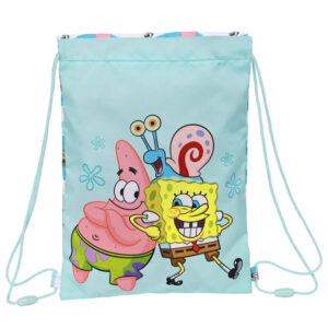 Sponge bob drawstring bag