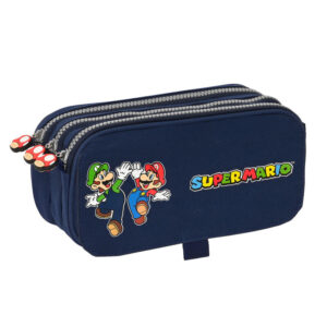 Super Mario triple zip pencil case