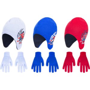 Spiderman beanie and gloves set