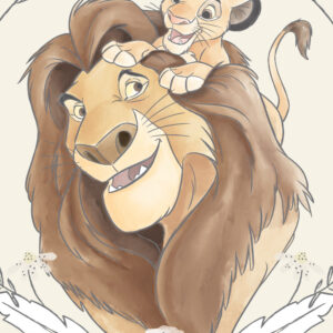 Lion King beach towel