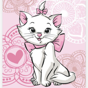 Marie Cat The Aristocrat fleece blanket