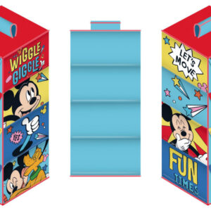 Mickey Mouse shelf organiser