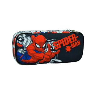 Spiderman double zip pencil case