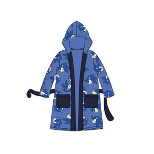 Sonic fleece dressing gown