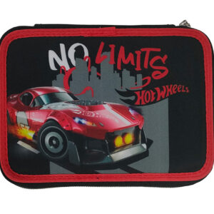 Hot Wheels double zip full pencil case